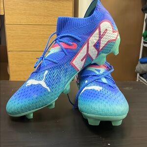 Puma Blue Soccer Cleats